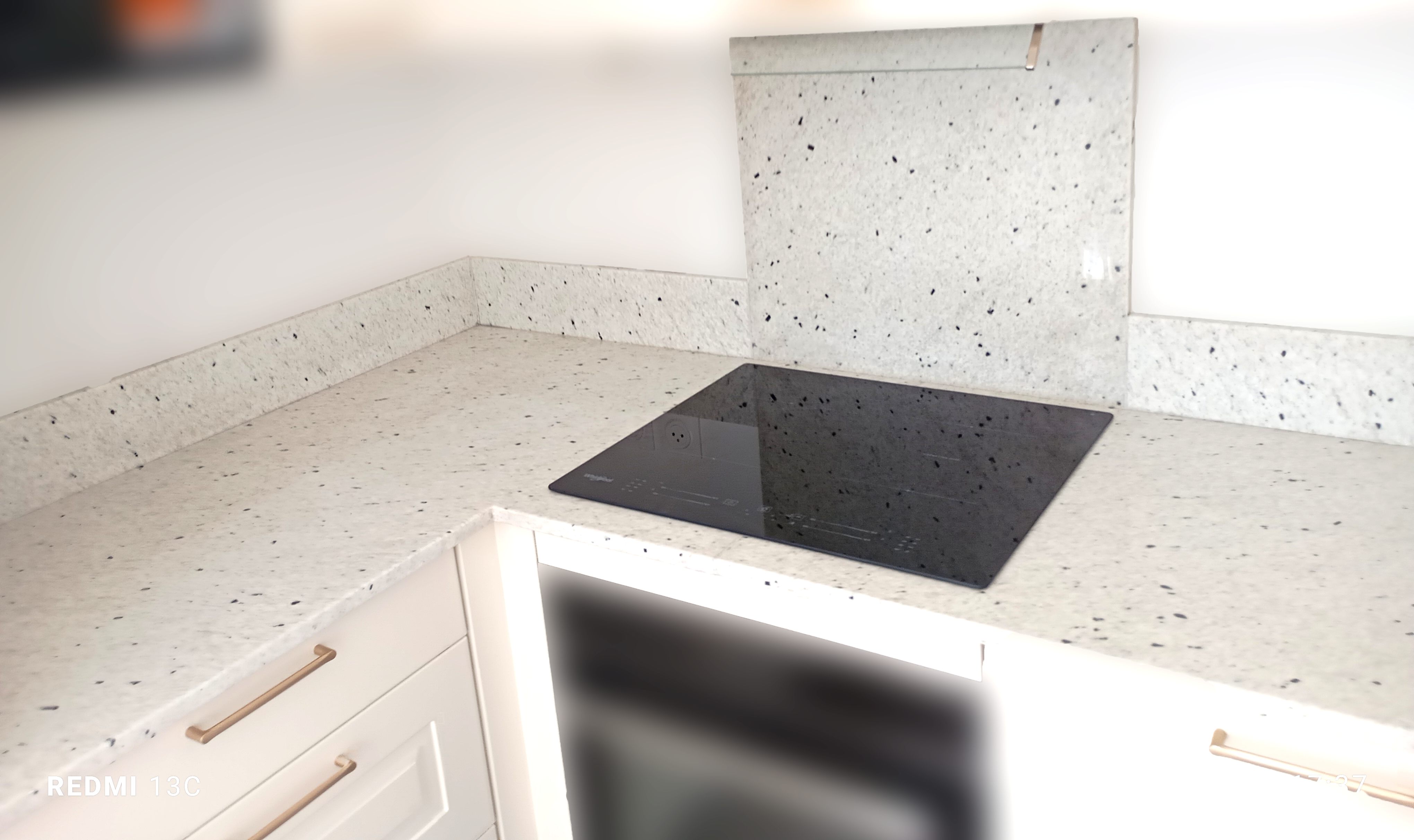Plan de travail quartz blanc